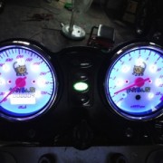 CB400FOURのメーターのLED(*^o^*)