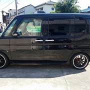 車までチカチカ（￣ー☆